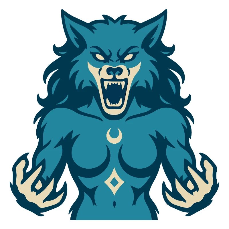 Conception de puissance Moonwolf