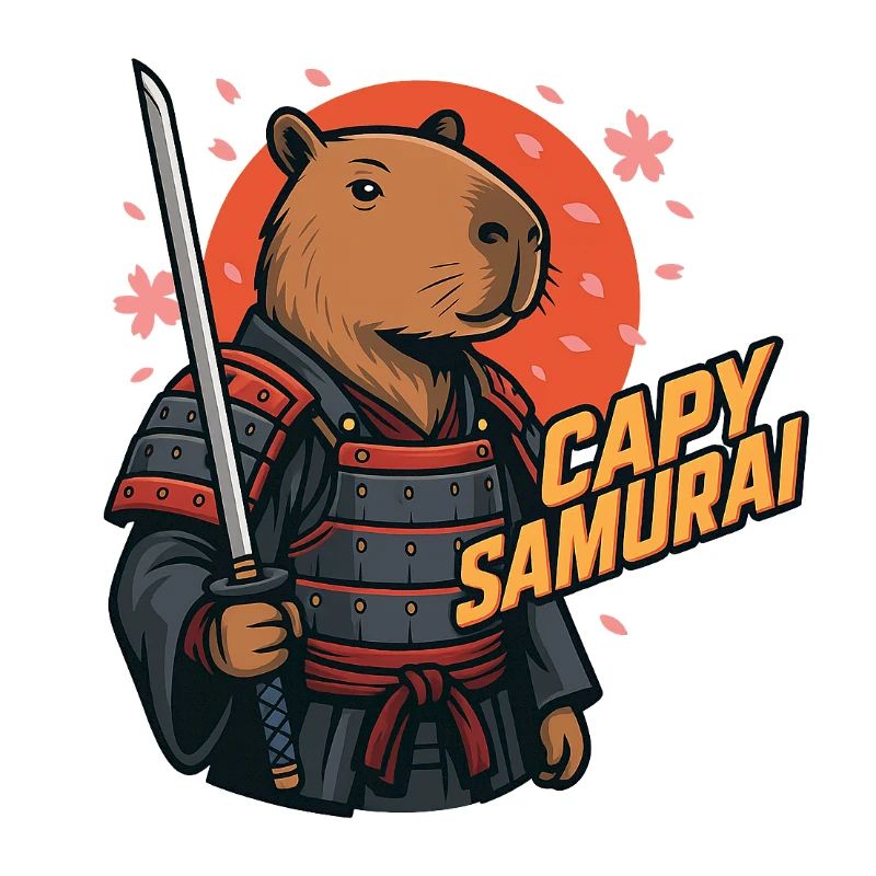 Capy Samurai – Zen Warrior Capybara 🐾
