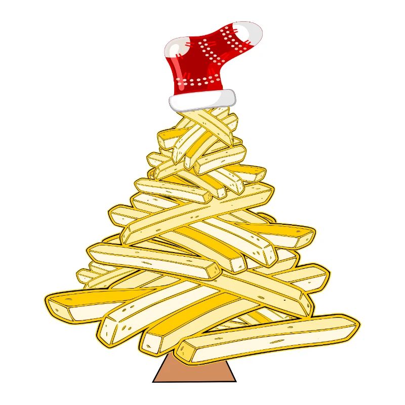 Frites sapin de Noël