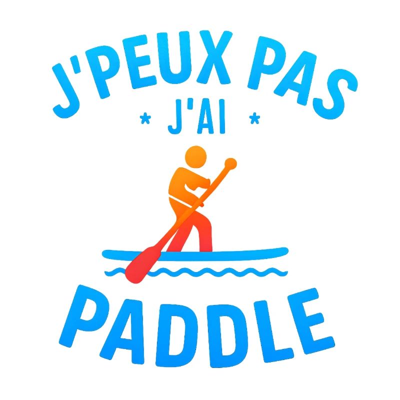 I can't I paddle