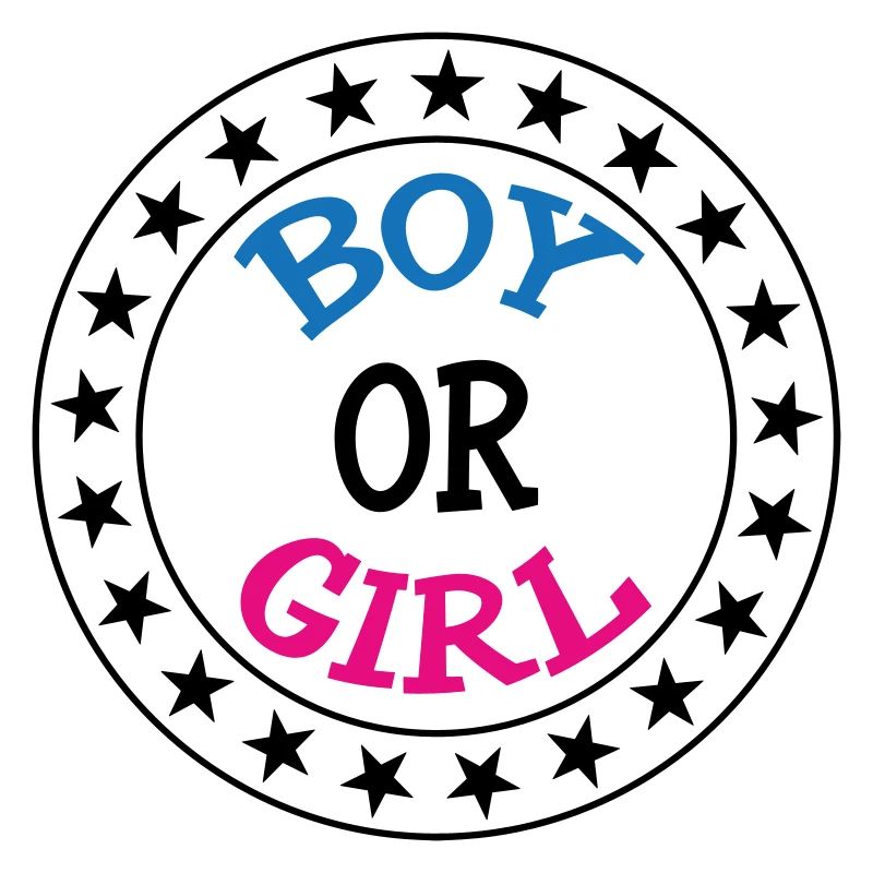 Junge oder Mädchen? Schwangerschaftsgeburt Schwanger