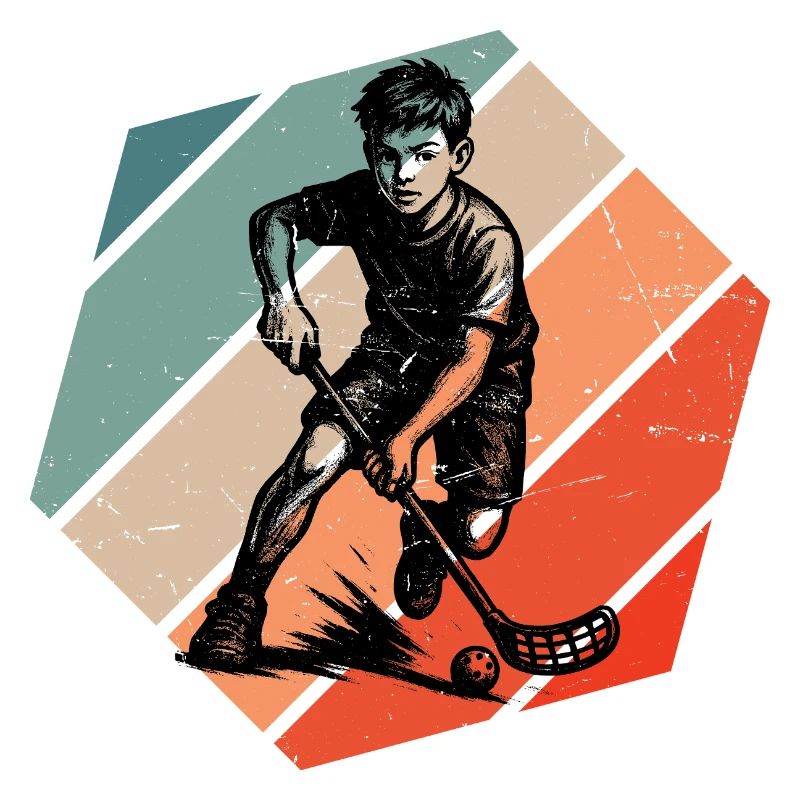 Modern Floorball Artwork