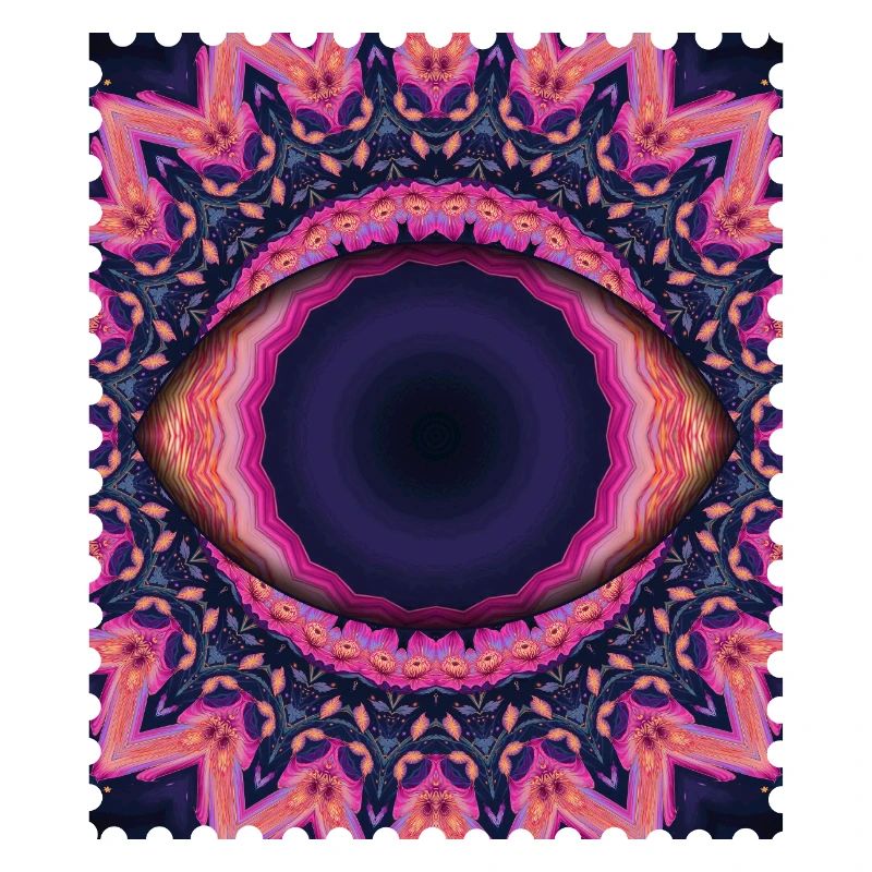 Psychedelic Eye Mandala