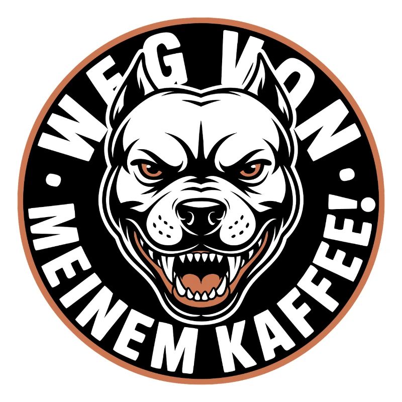 Wütender Hund Kaffee Logo