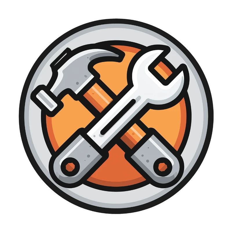 Tools in hand, handyman always ready, handyman