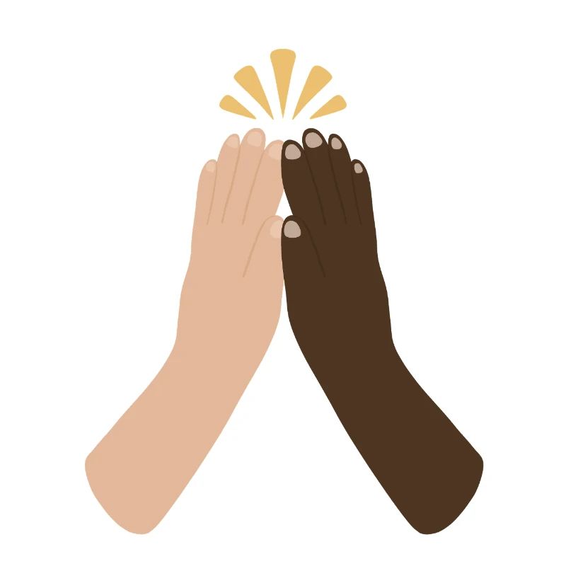 Diverse Hands Clap Unity
