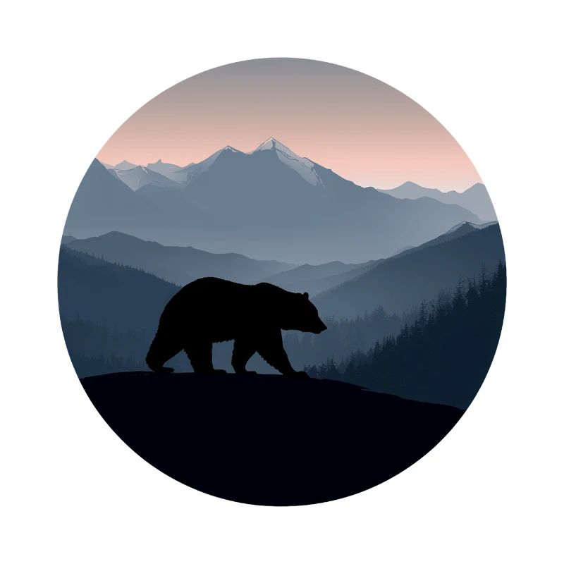 Bär, Bärenlogo, Landschaft