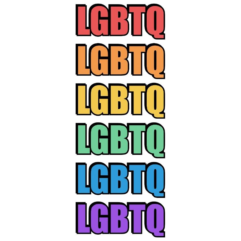 Lebendiges Regenbogen-LGBTQ-Pride-Design