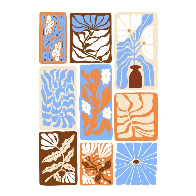 Abstract Botanical Patterns