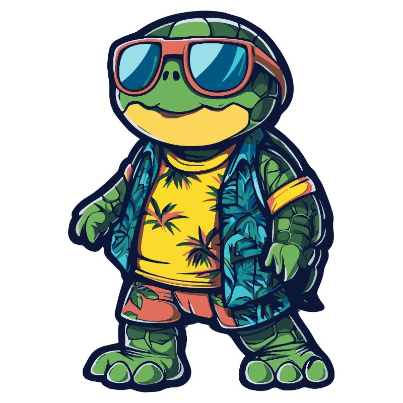 Turtle Comic Holiday