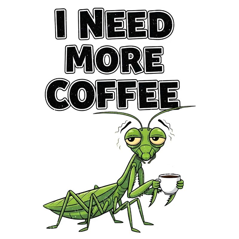 I need more coffee Mantis