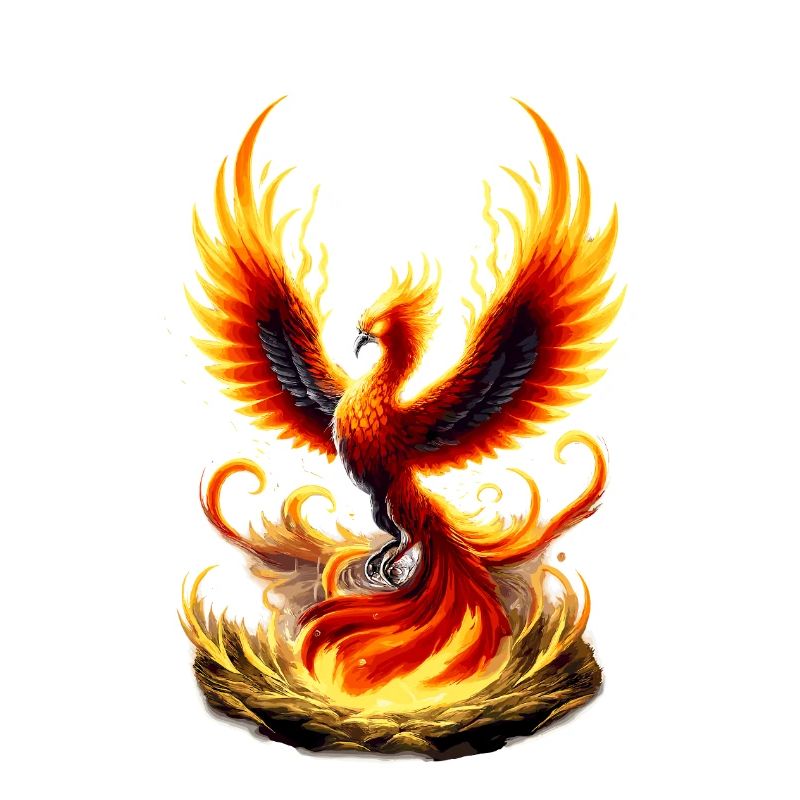 Fire Phoenix Flame Vortex