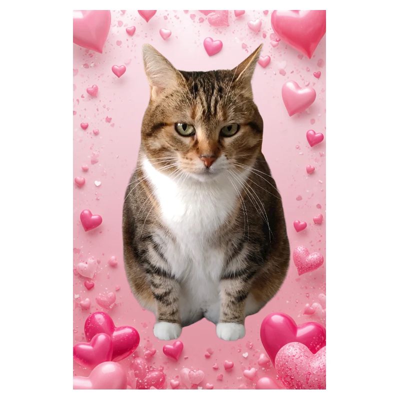 Missty-Katze mit Herzen