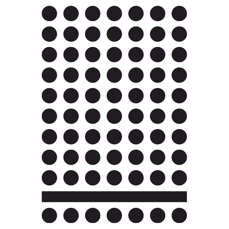 Monochrome Dot Grid Pattern