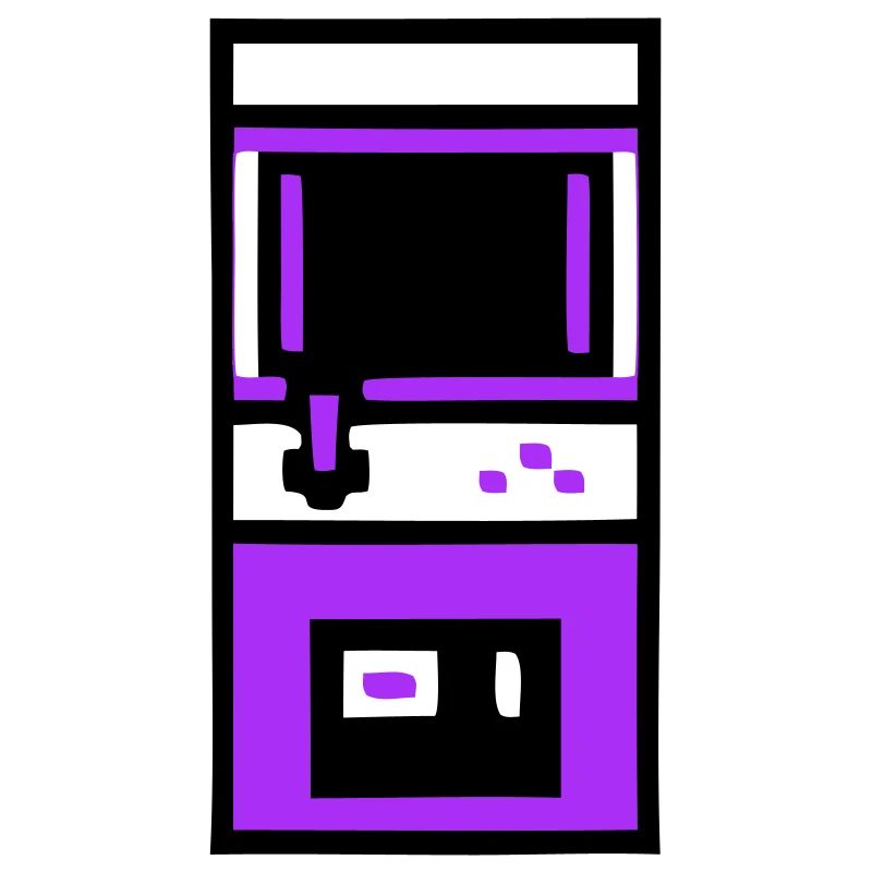 Joueur nostalgique d’arcade automate