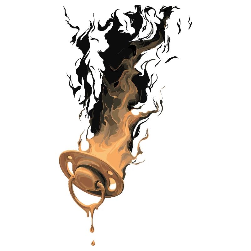 Burning pacifier