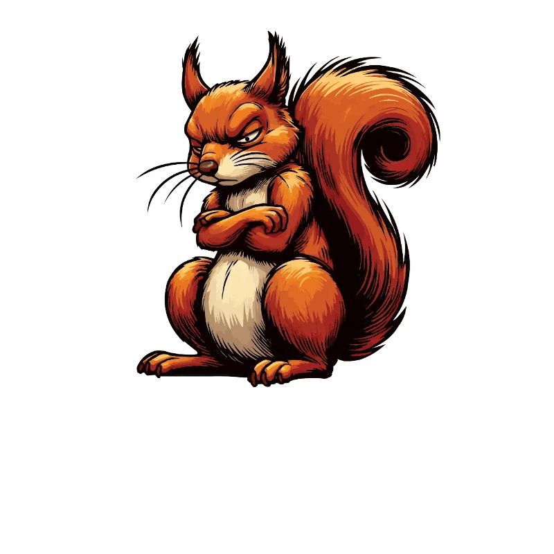 Sprich mit der Pfote Eichhörnchen Eichhorn Nager