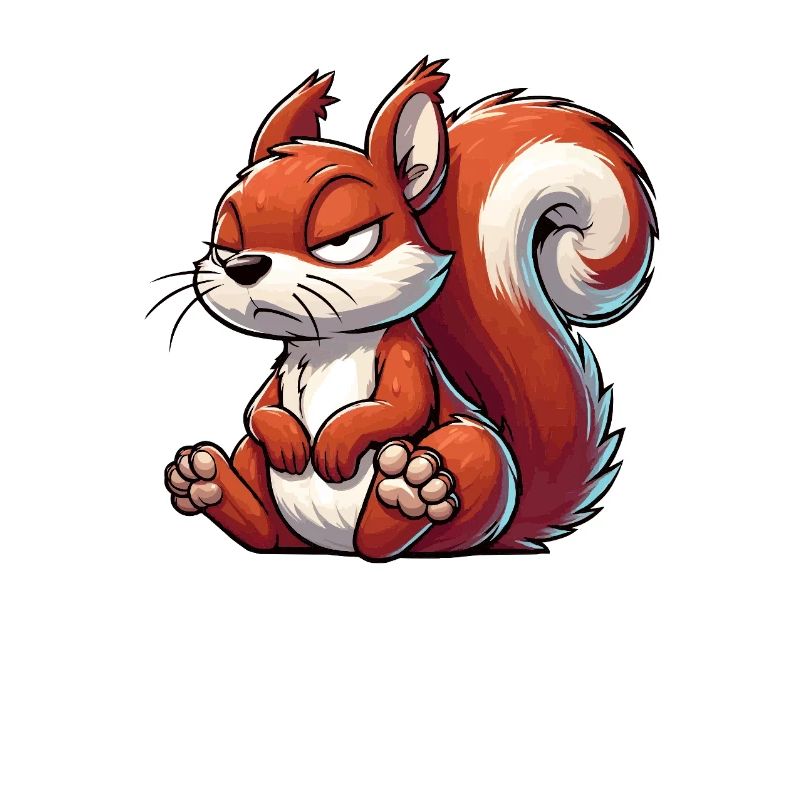 Sprich mit der Pfote Eichhörnchen Eichhorn Nager