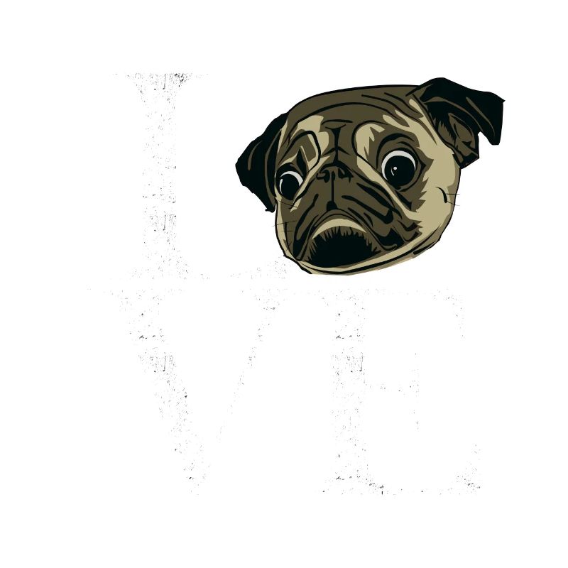 Mops blanc