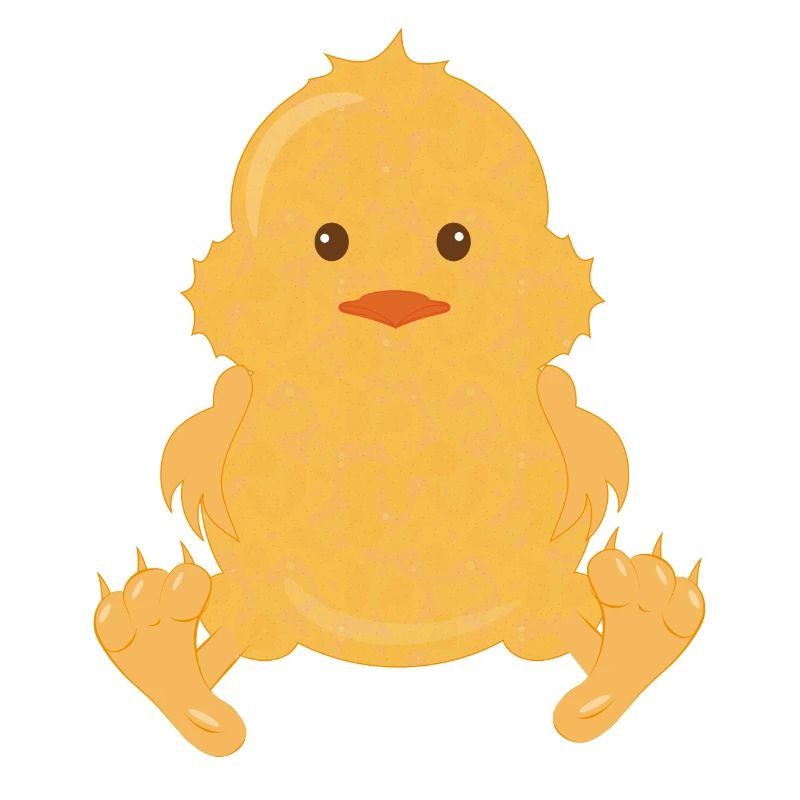 Oh comme c’est doux! Un poussin nouvellement éclos