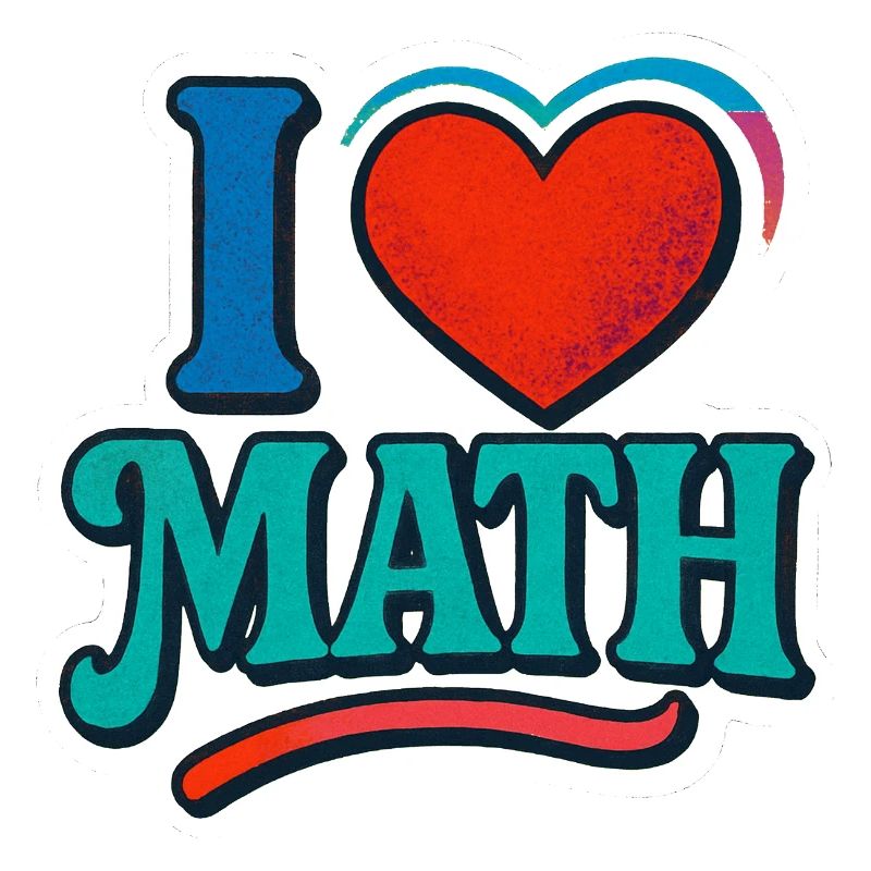Love for Math Heart Design