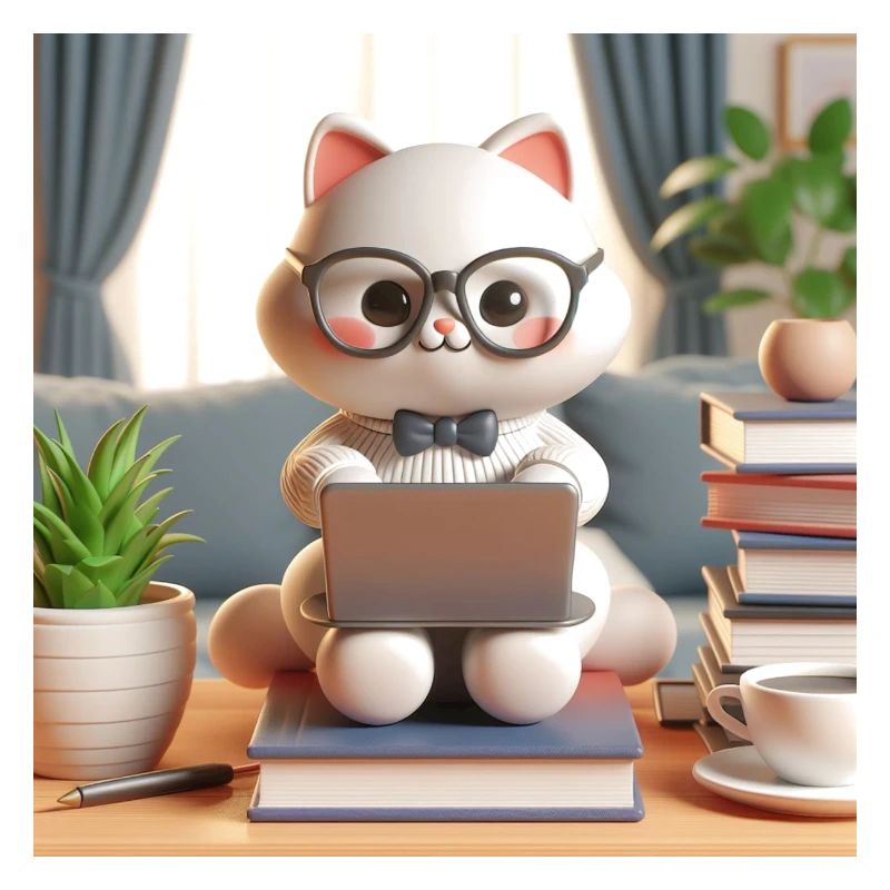 3D-Computer-Katze
