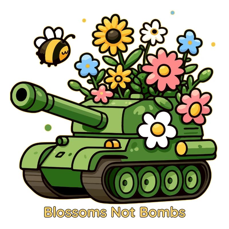 Des fleurs, pas des bombes