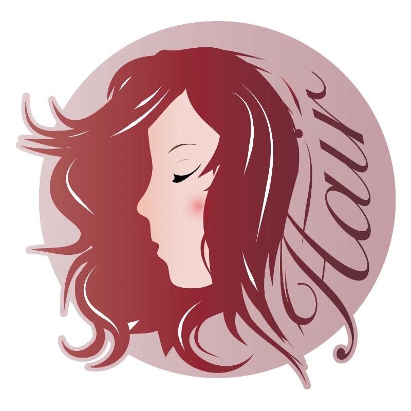 Profil féminin élégant avec coiffure élégante