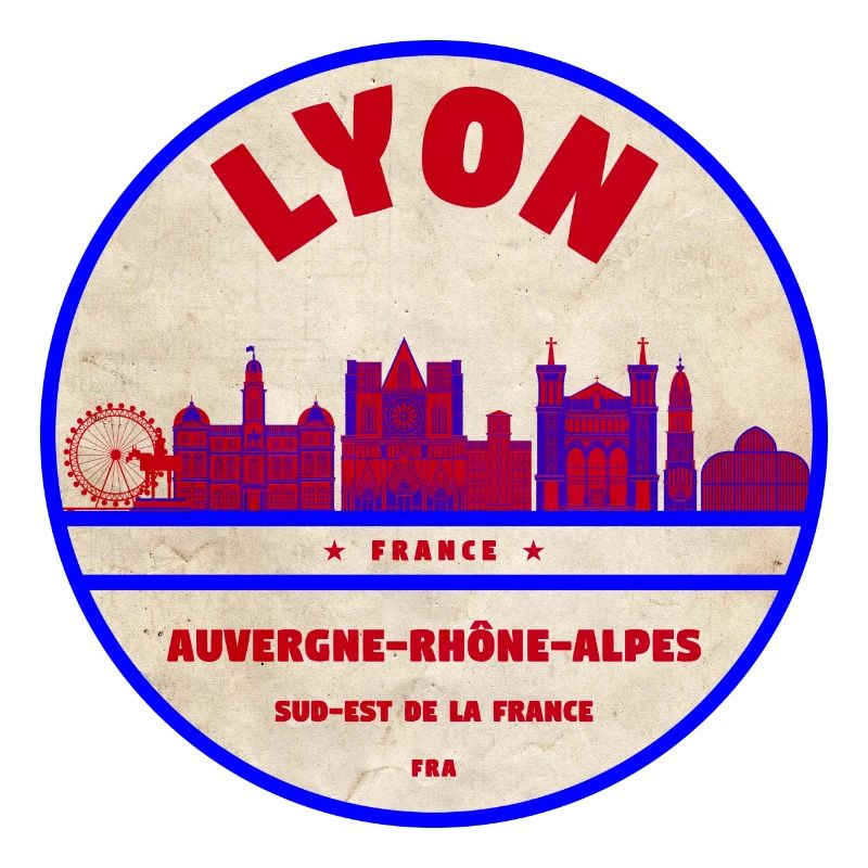 Lyon Vintage Skyline Patch