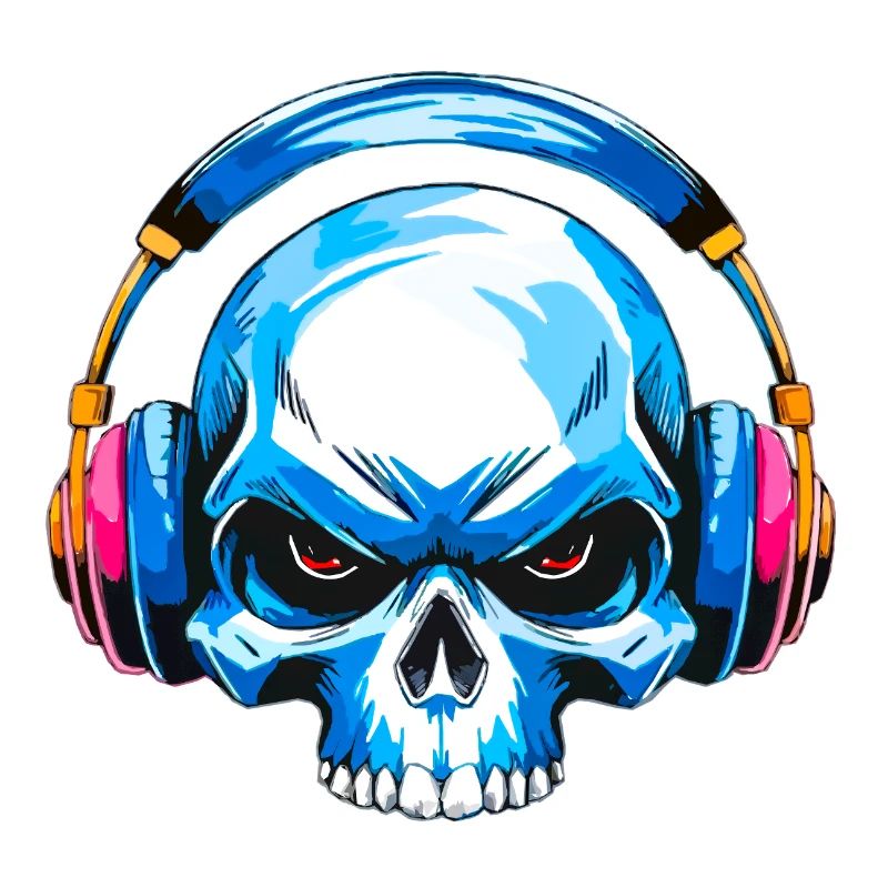 Crâne avec casque