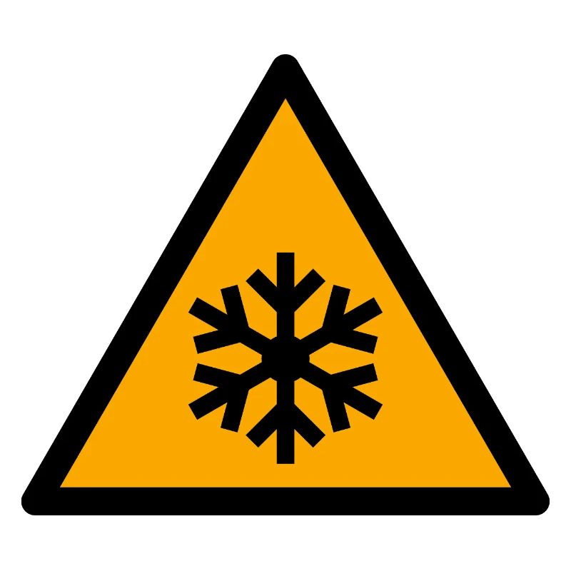 Glacé | Flocon de neige en triangle