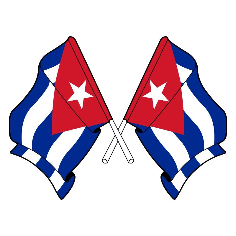 Deux drapeaux de Cuba
