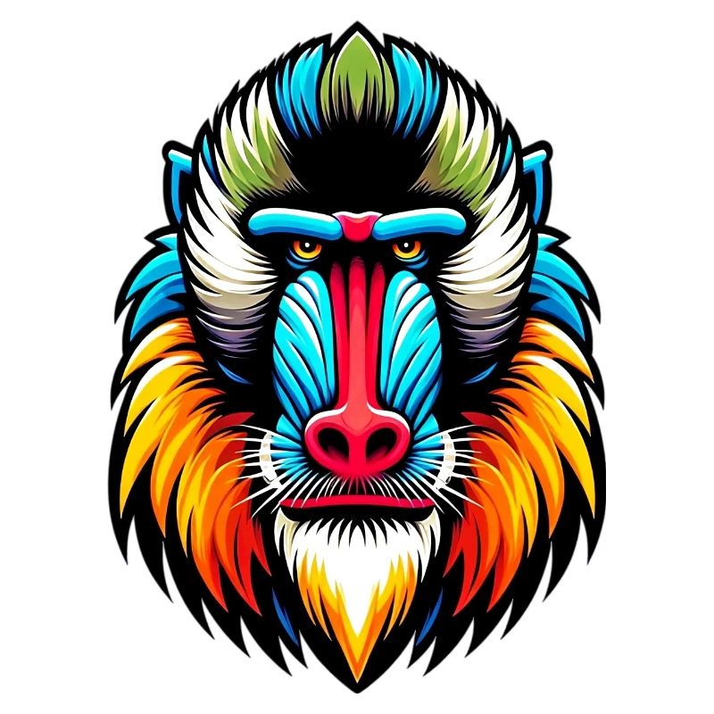 Mandrill monkey
