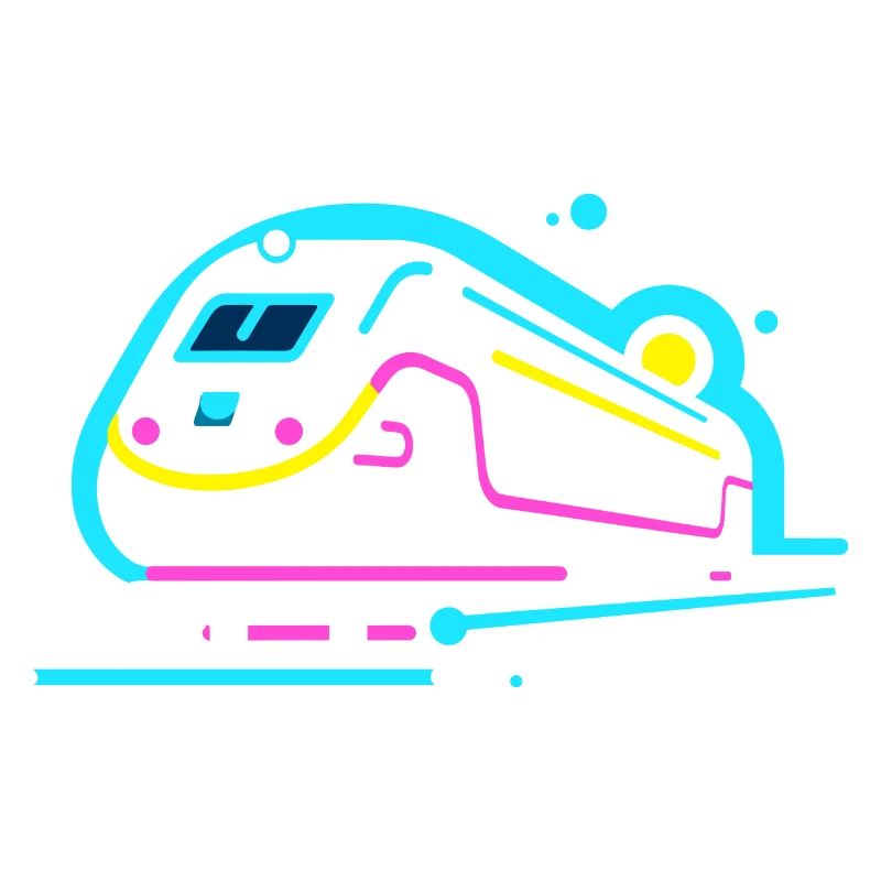 Train Comic Look