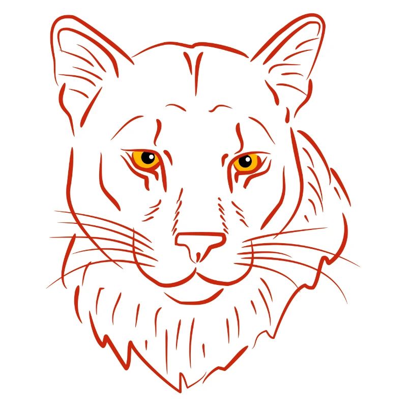 Bergloewe predator