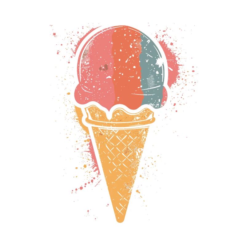 Glace rétro