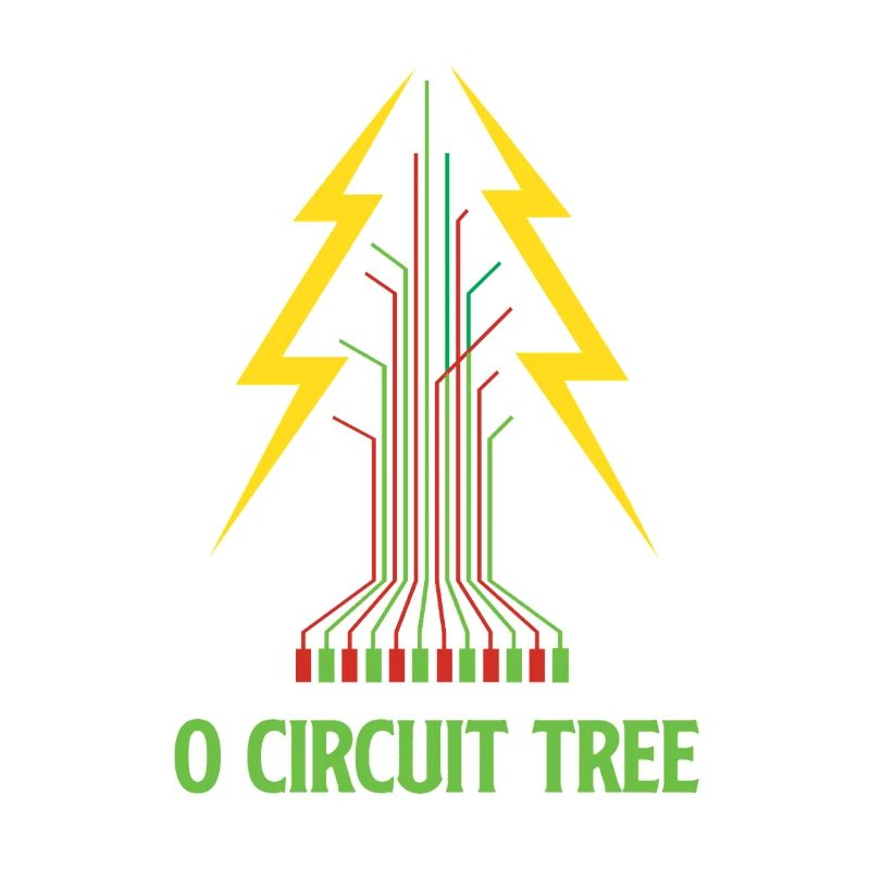 O Circuit Tree Christmas Electrical Engineer