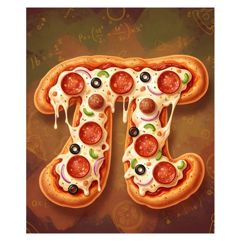 Pizza forme de pi