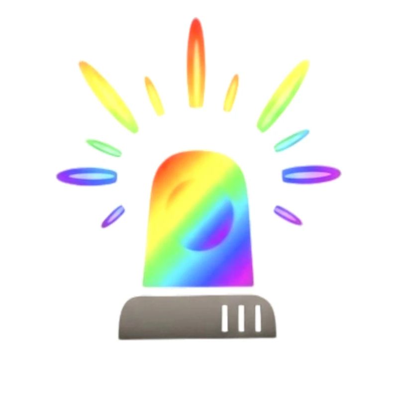 Rainbow Siren Warning Light