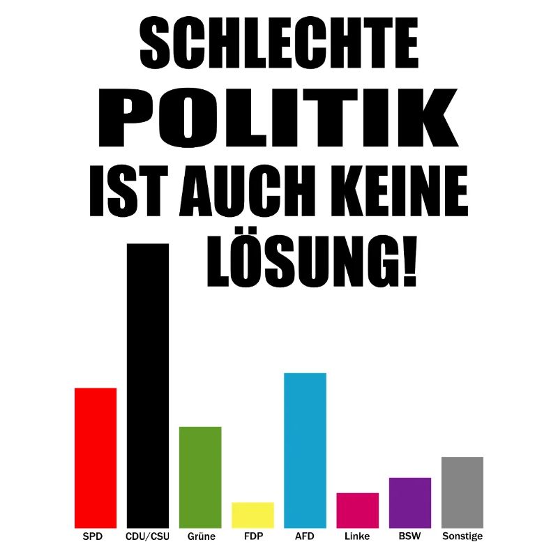 Bad politics is not a solution either