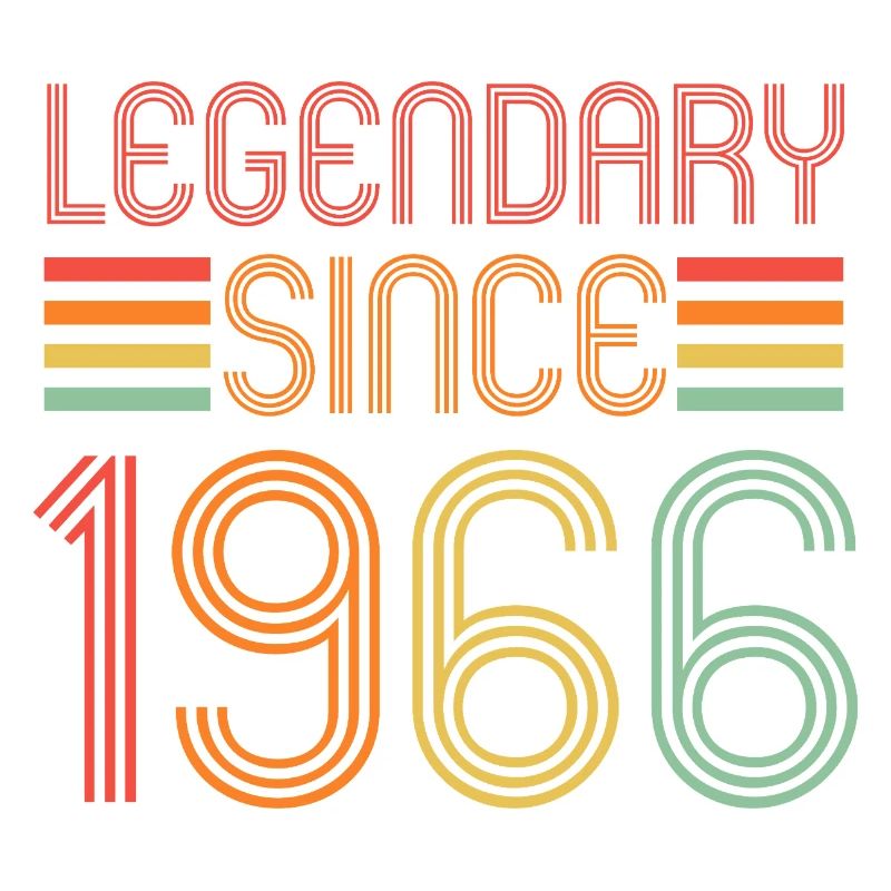 Legendary since 1966, Retro, Geburtstag