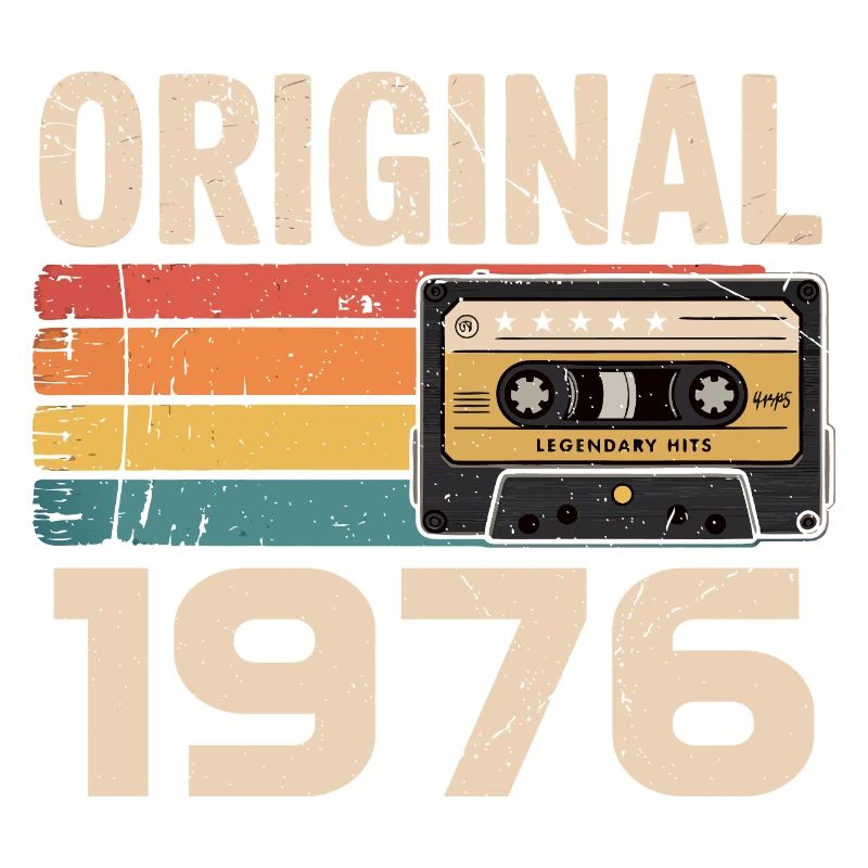 Originaler Retro-Geburtstag 1976