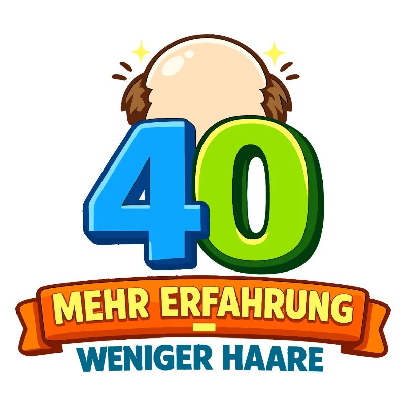 40 Expérience de plus Moins de cheveux