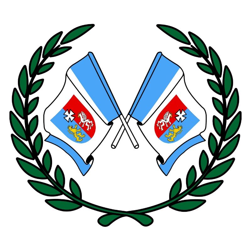 Drapeaux Couronne de laurier Subcarpathia