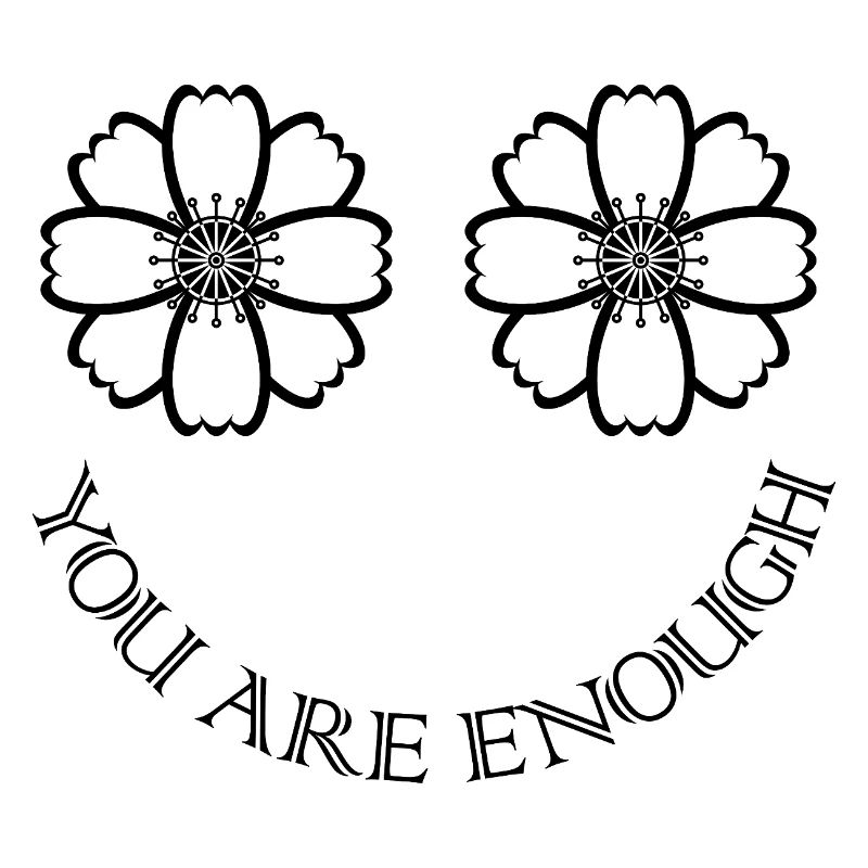 Yeux de fleur / Yeux comme des fleurs avec dicton