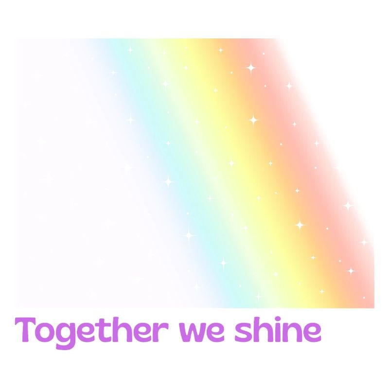 Pride / CSD / LGBTQ+ Design « ensemble nous brillons »