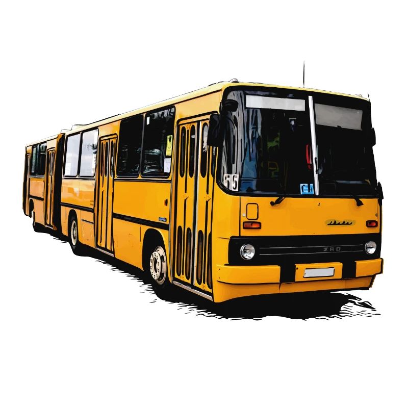 Bus Ikarus Z80 jaune