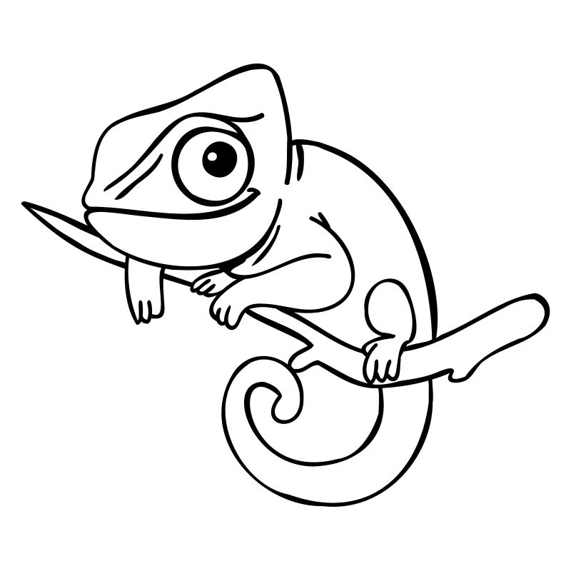 LUI das Chamäleon, einfarbig