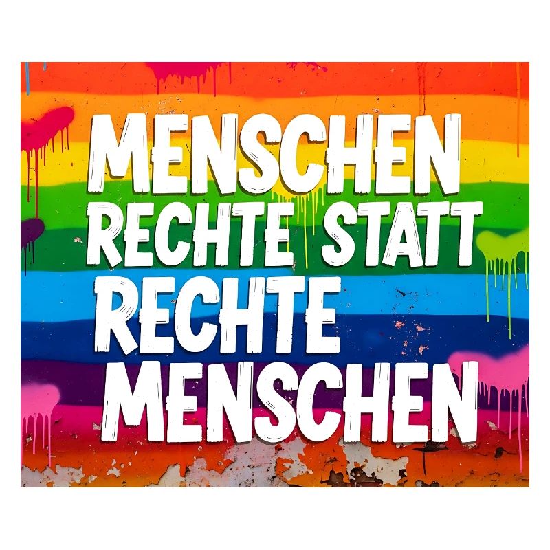 Menschenrechte statt rechte Menschen Statement