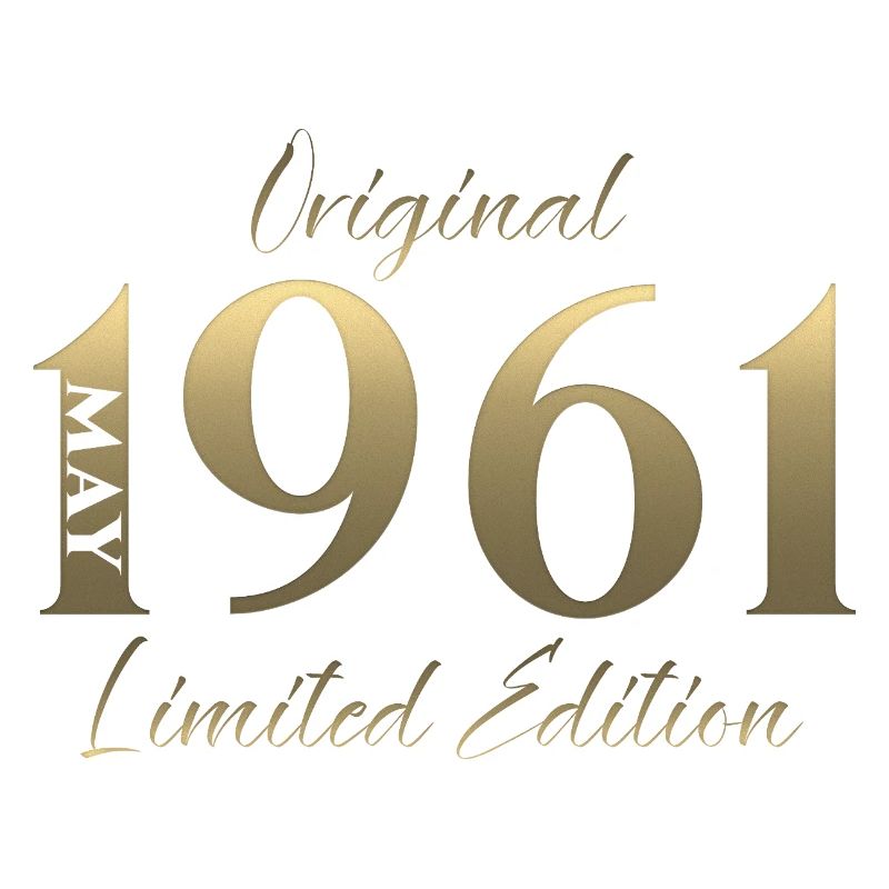 65. Geburtstag Geschenk Mann Original Mai 1961